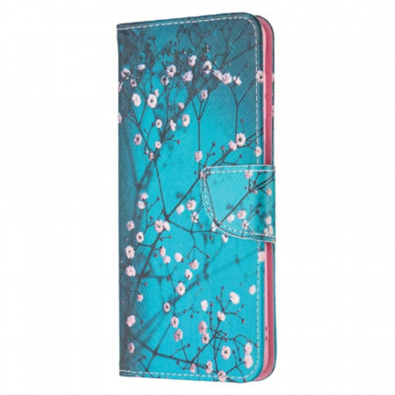 Custodia in pelle Samsung Galaxy M52 5G Albero In Fiore