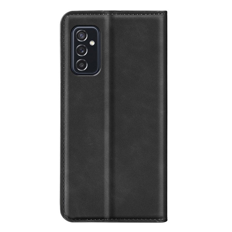 Folio Cover Samsung Galaxy M52 5G Custodia in pelle Pelle Biscottata