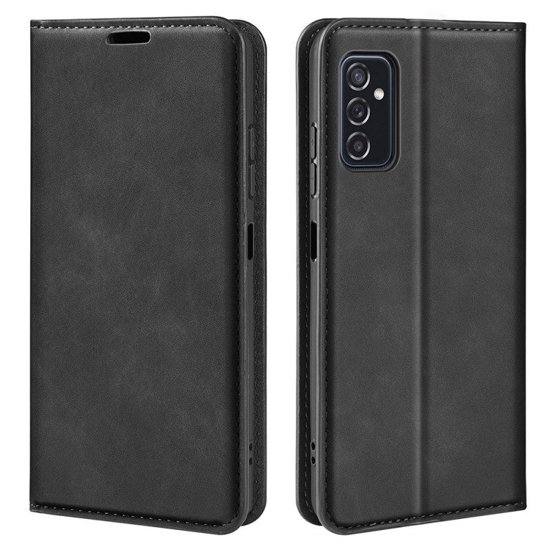 Folio Cover Samsung Galaxy M52 5G Custodia in pelle Pelle Biscottata