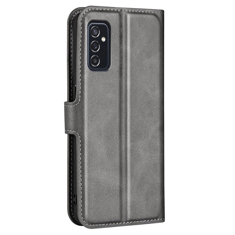 Folio Cover Samsung Galaxy M52 5G Custodia in pelle Pelle Elegante