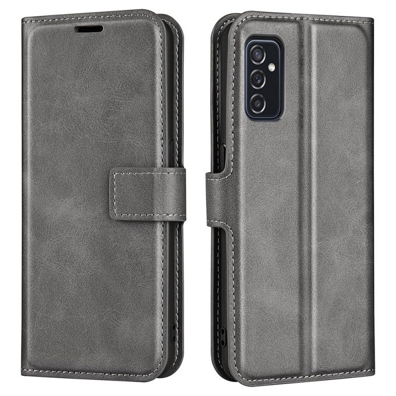 Folio Cover Samsung Galaxy M52 5G Custodia in pelle Pelle Elegante