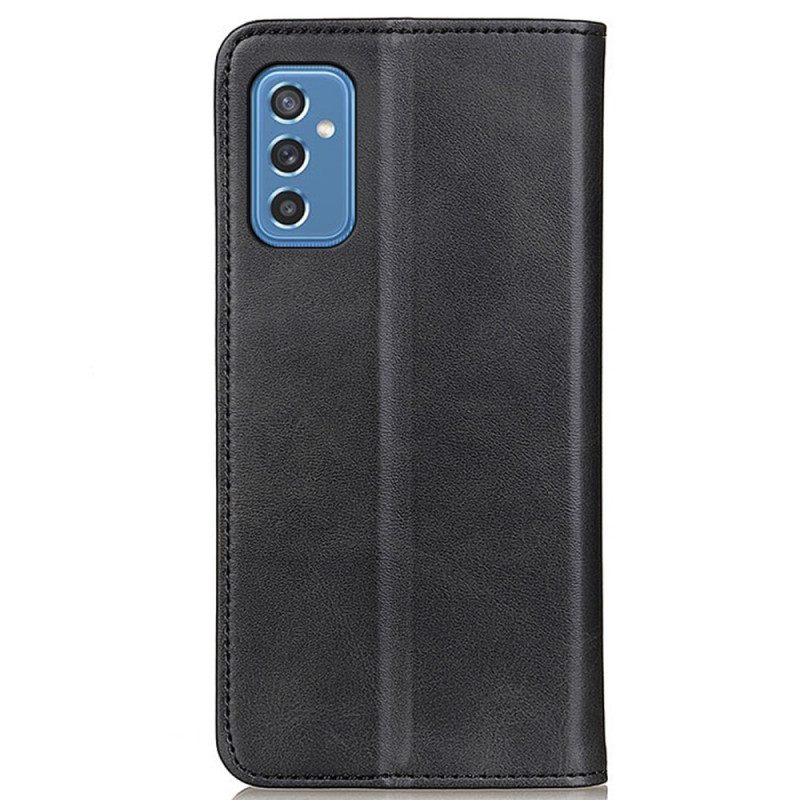 Folio Cover Samsung Galaxy M52 5G Custodia in pelle Pelle Elegante