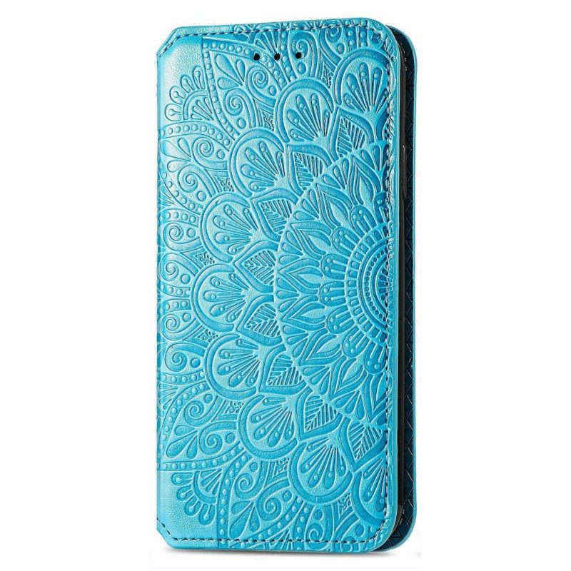 Folio Cover Samsung Galaxy M52 5G Custodia in pelle Finta Pelle Anticata