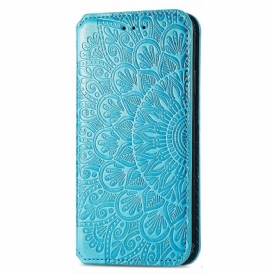 Folio Cover Samsung Galaxy M52 5G Custodia in pelle Finta Pelle Anticata