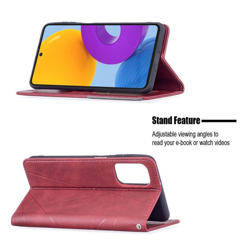 Folio Cover Samsung Galaxy M52 5G Custodia in pelle Modello In Ecopelle