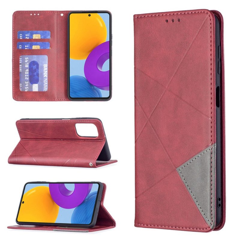 Folio Cover Samsung Galaxy M52 5G Custodia in pelle Modello In Ecopelle