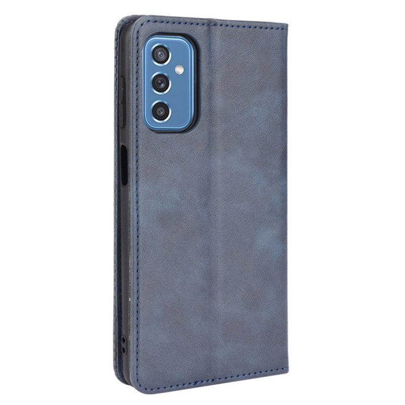 Folio Cover Samsung Galaxy M52 5G Custodia in pelle Morbida Ecopelle