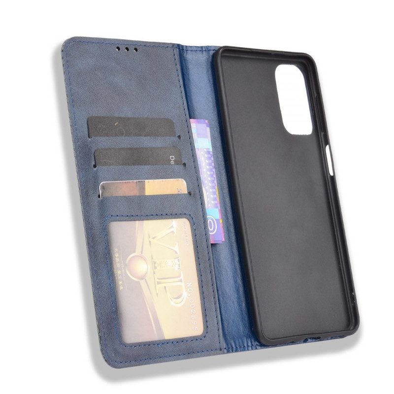 Folio Cover Samsung Galaxy M52 5G Custodia in pelle Morbida Ecopelle