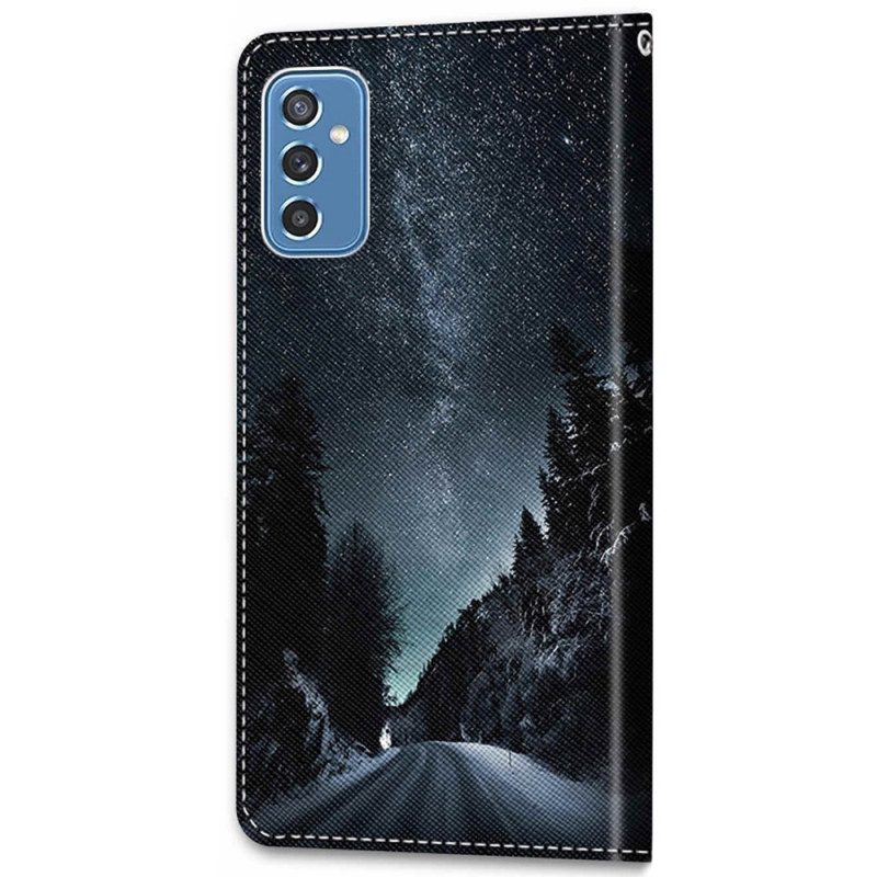 Folio Cover Samsung Galaxy M52 5G Strada Di Montagna