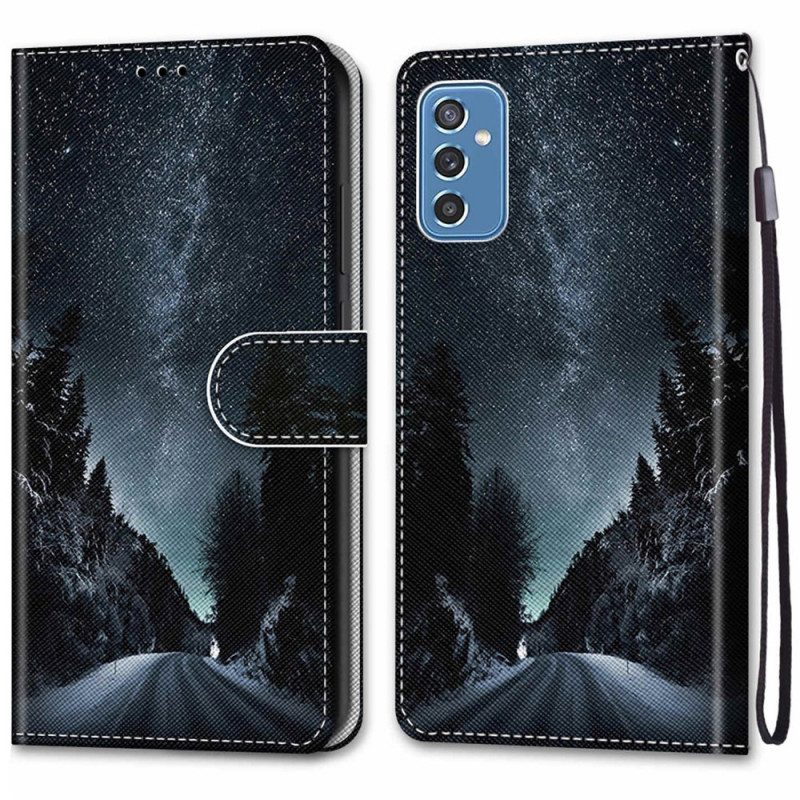 Folio Cover Samsung Galaxy M52 5G Strada Di Montagna