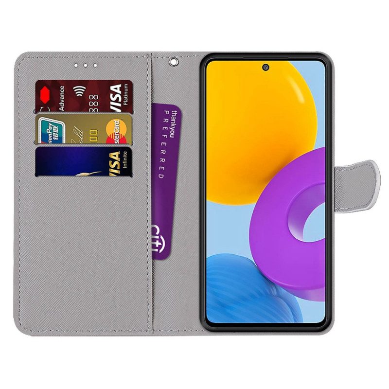 Folio Cover Samsung Galaxy M52 5G Strada Di Montagna