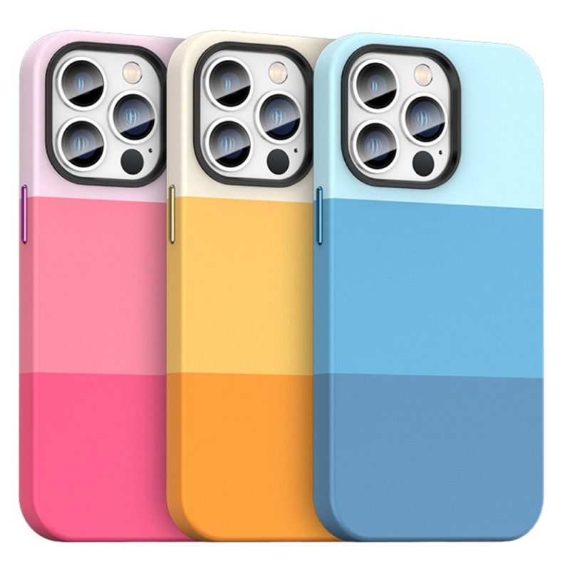 Cover iPhone 14 Bande Colorate