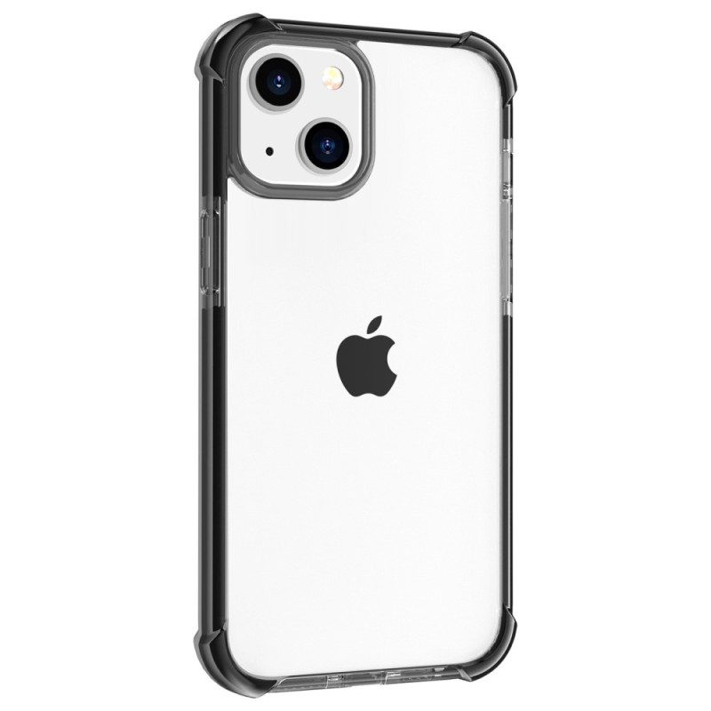 Cover iPhone 14 Bordi Colorati Trasparenti