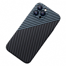 Cover iPhone 14 Design In Fibra Di Carbonio