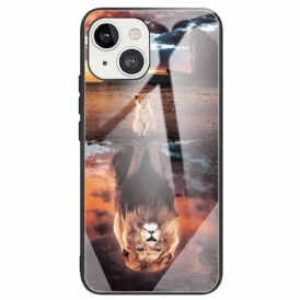 Cover iPhone 14 Kitten Dream In Vetro Temperato