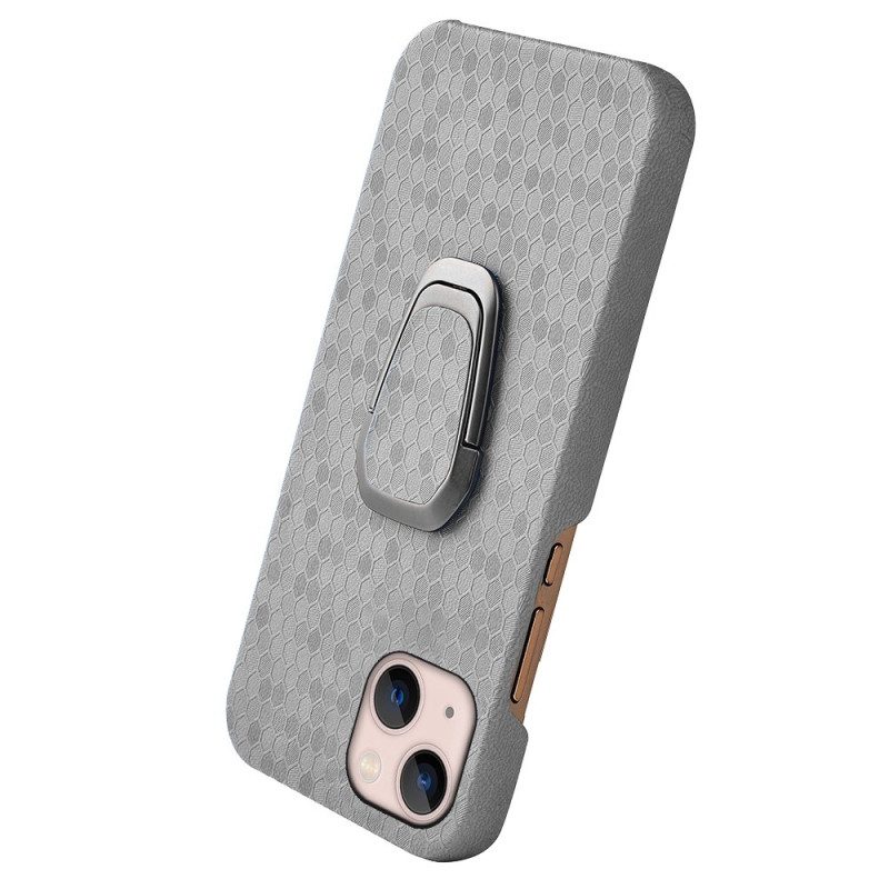 Cover iPhone 14 Nido D'ape Con Anello-supporto