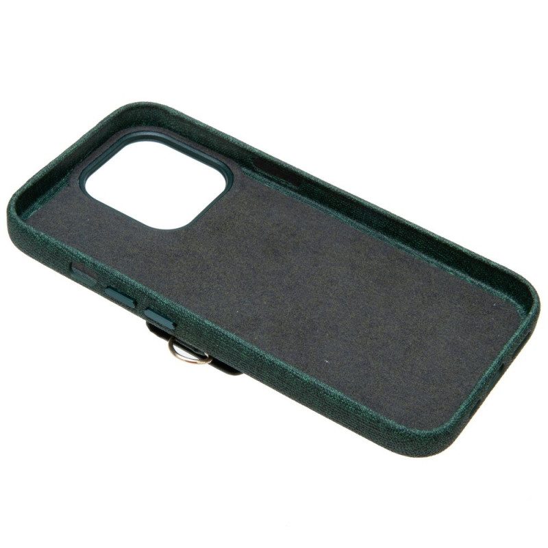 Cover iPhone 14 Portacarte Elefante Con Cordino