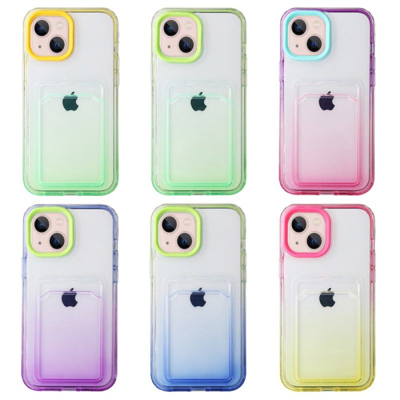 Cover iPhone 14 Portacarte Sfumato