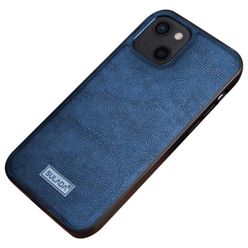 Cover iPhone 14 Sulada Effetto Pelle