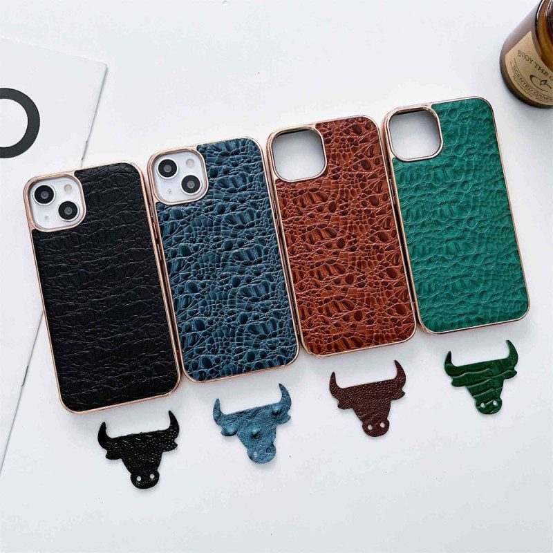 Cover iPhone 14 Vera Pelle