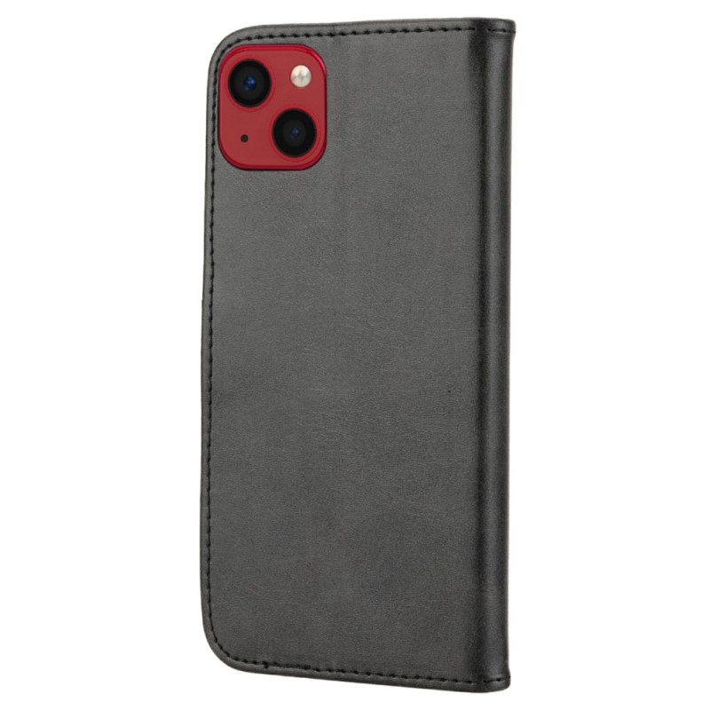 Custodia in pelle iPhone 14 Gattino