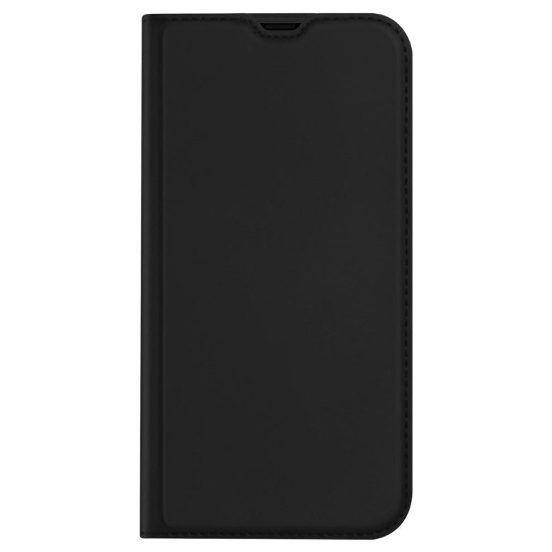 Folio Cover iPhone 14 Custodia in pelle Pelle Pro Dux Ducis