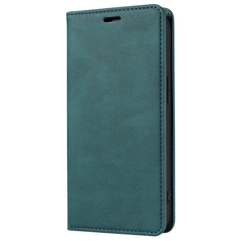 Folio Cover iPhone 14 Ecopelle Con Cinturino Manuale