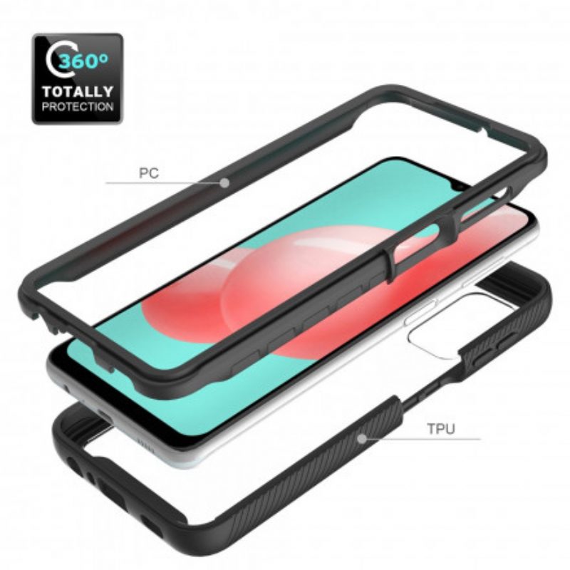 Cover Samsung Galaxy A32 5G Bordi In Silicone Dal Design Ibrido