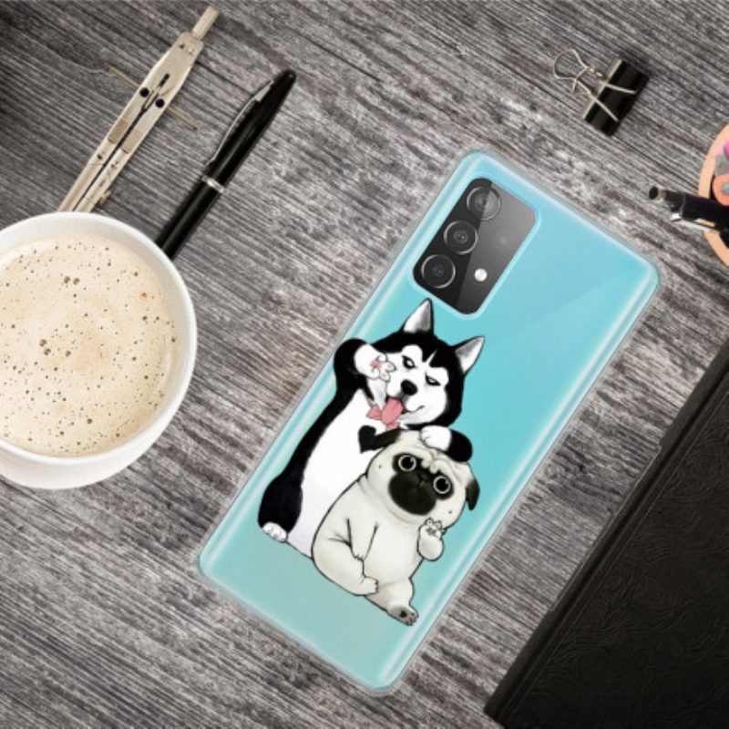 Cover Samsung Galaxy A32 5G Cani Divertenti