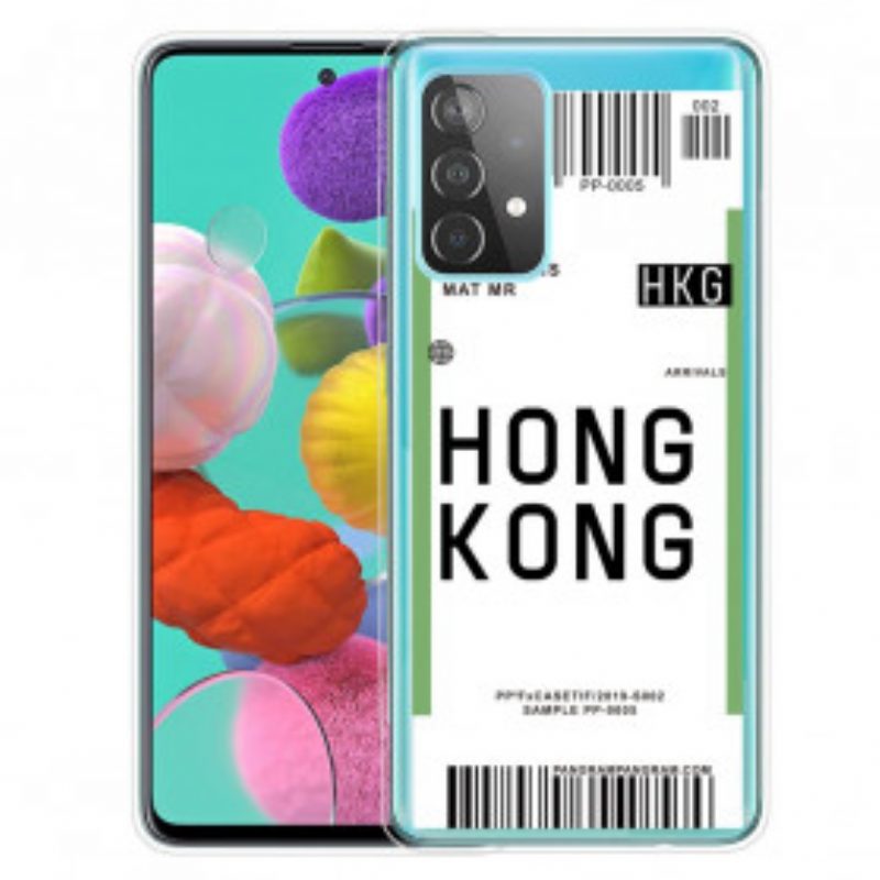 Cover Samsung Galaxy A32 5G Carta D'imbarco Per Hong Kong