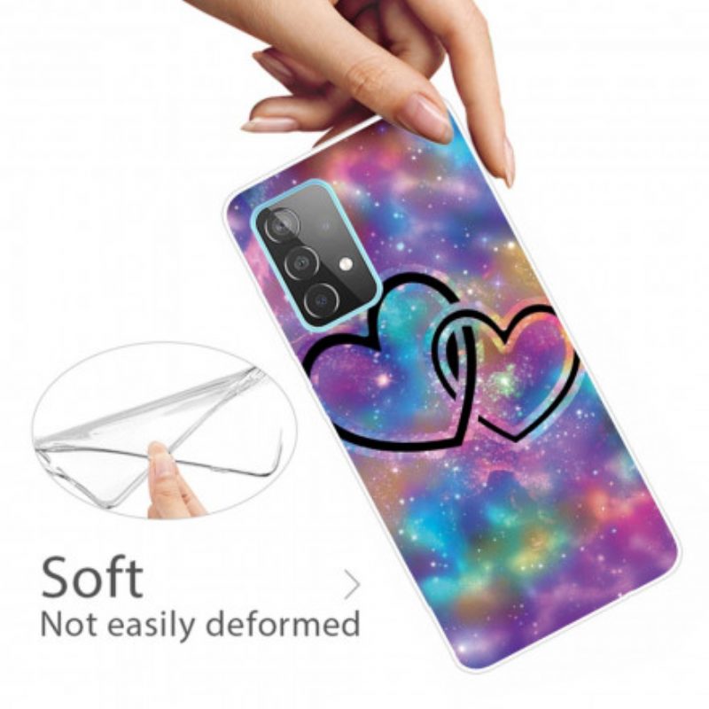 Cover Samsung Galaxy A32 5G Cuori Incatenati