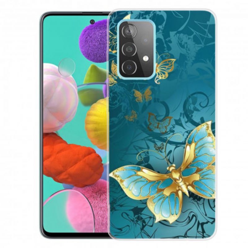 Cover Samsung Galaxy A32 5G Farfalle Flessibili