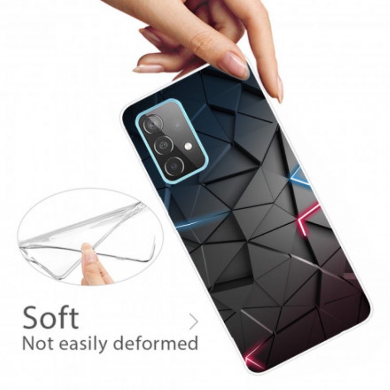 Cover Samsung Galaxy A32 5G Geometria Flessibile