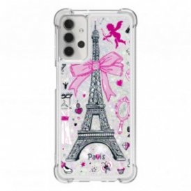 Cover Samsung Galaxy A32 5G Le Paillettes Della Torre Eiffel