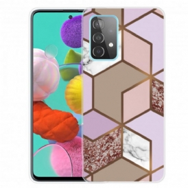 Cover Samsung Galaxy A32 5G Marmo Geometrico