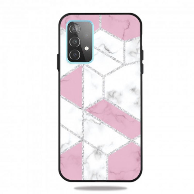 Cover Samsung Galaxy A32 5G Marmo Glitterato