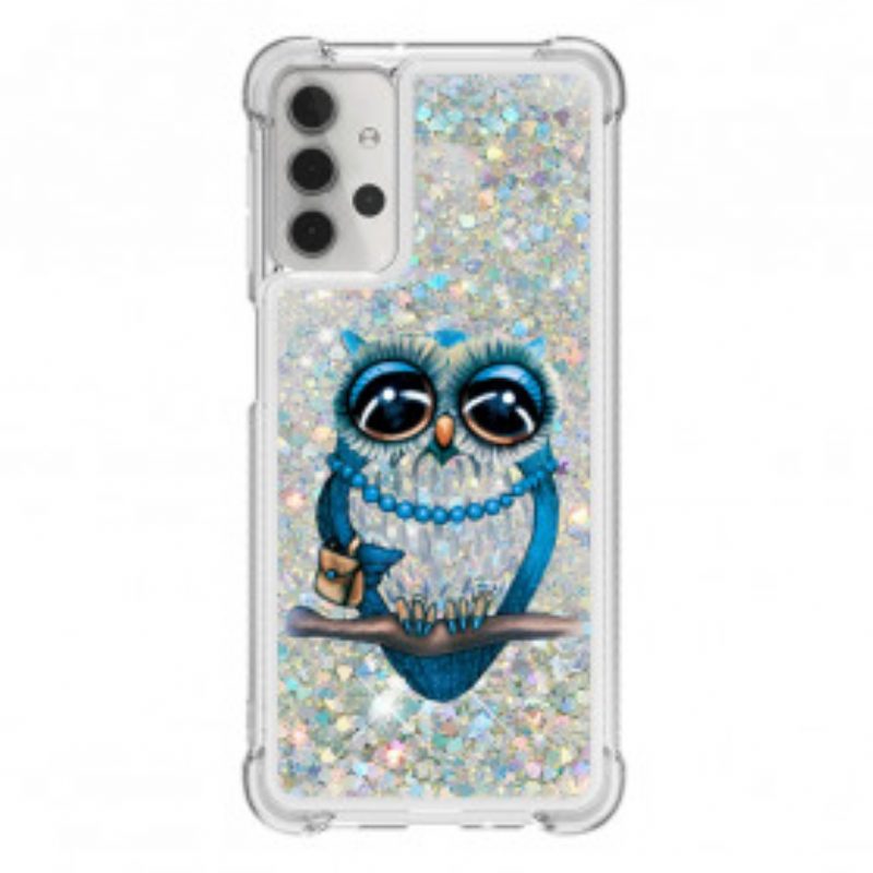 Cover Samsung Galaxy A32 5G Miss Owl Paillettes