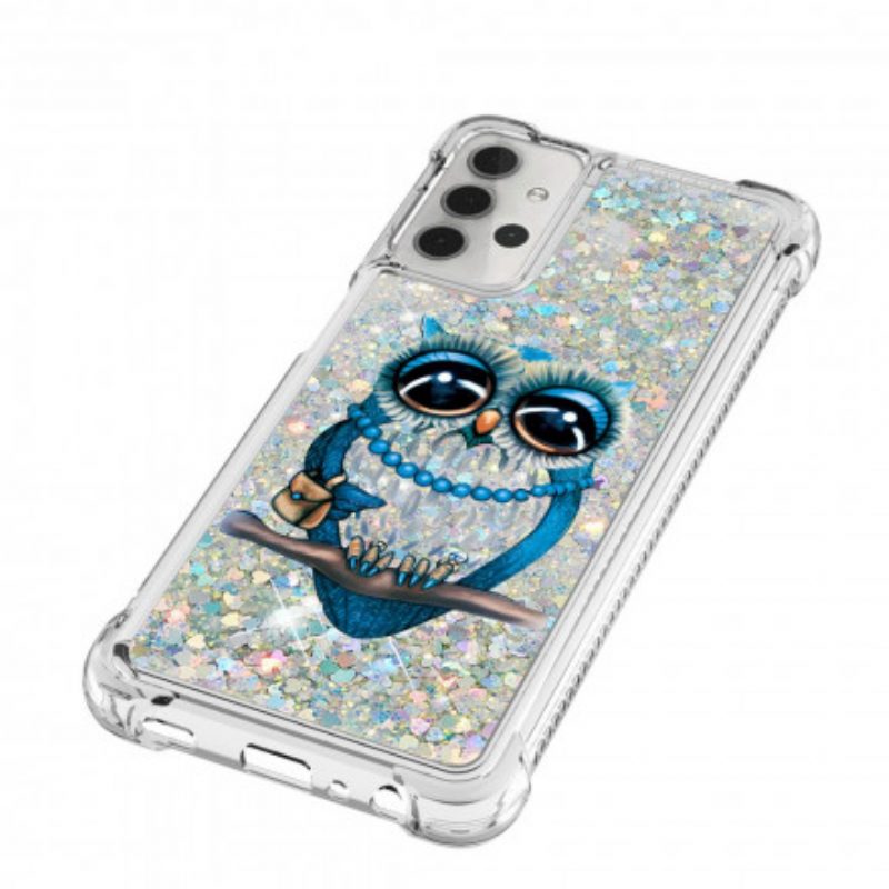 Cover Samsung Galaxy A32 5G Miss Owl Paillettes