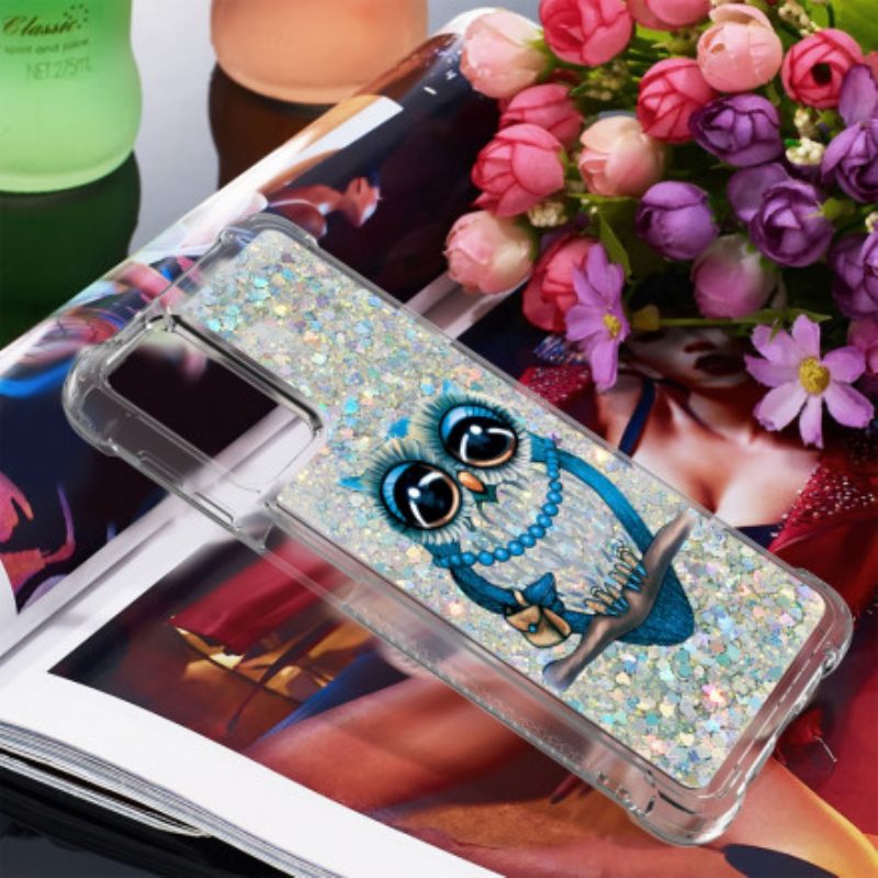 Cover Samsung Galaxy A32 5G Miss Owl Paillettes