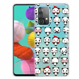 Cover Samsung Galaxy A32 5G Panda Divertenti Senza Soluzione Di Continuità