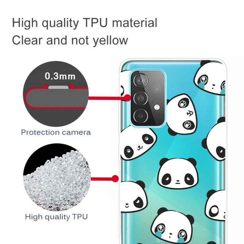 Cover Samsung Galaxy A32 5G Panda Sentimentali