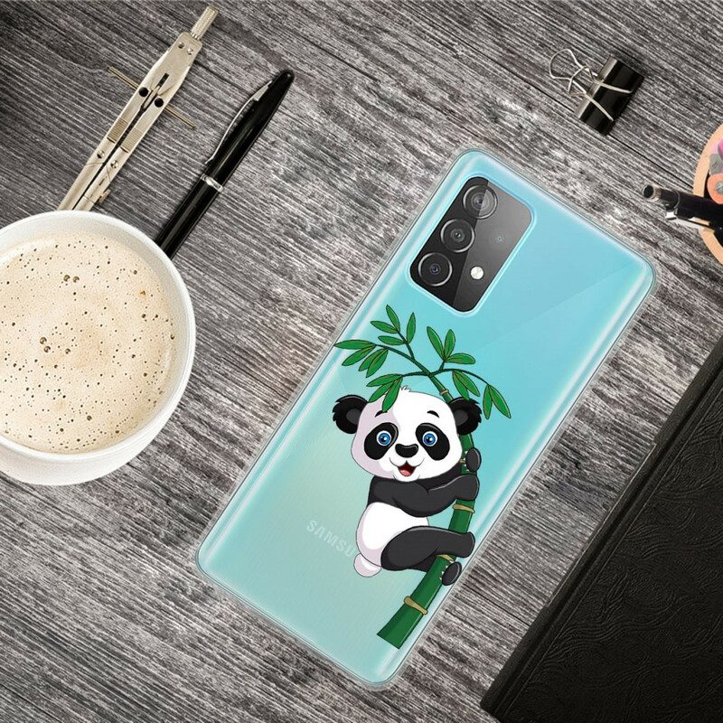 Cover Samsung Galaxy A32 5G Panda Su Bambù