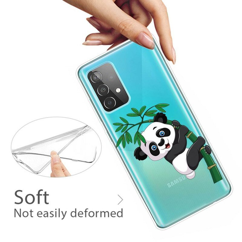 Cover Samsung Galaxy A32 5G Panda Su Bambù