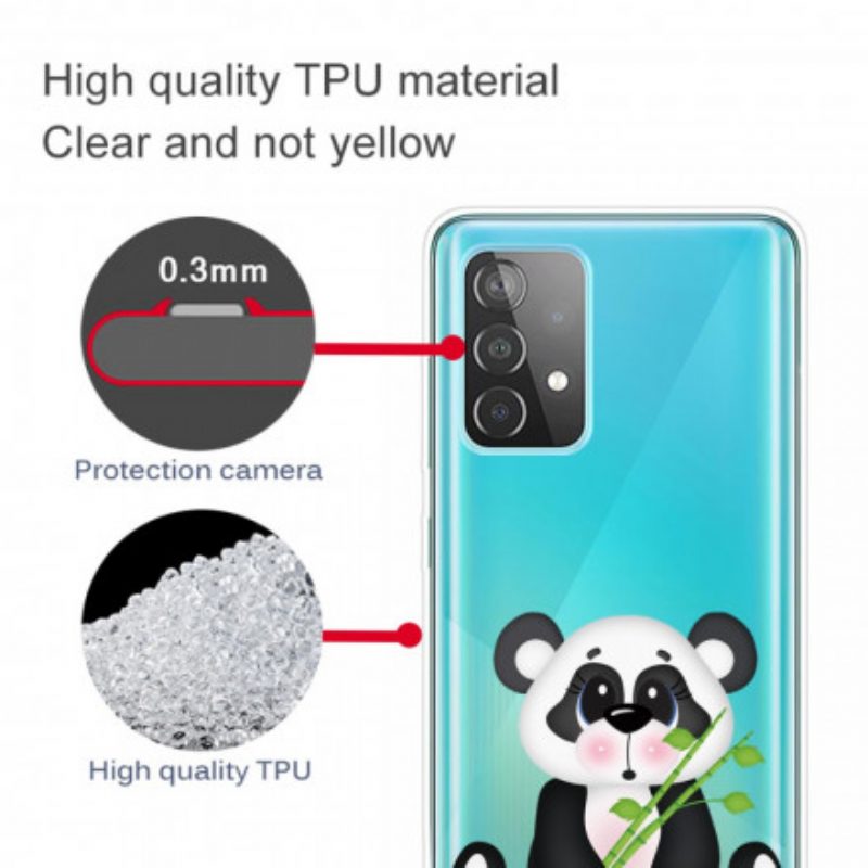 Cover Samsung Galaxy A32 5G Panda Triste Senza Soluzione Di Continuità