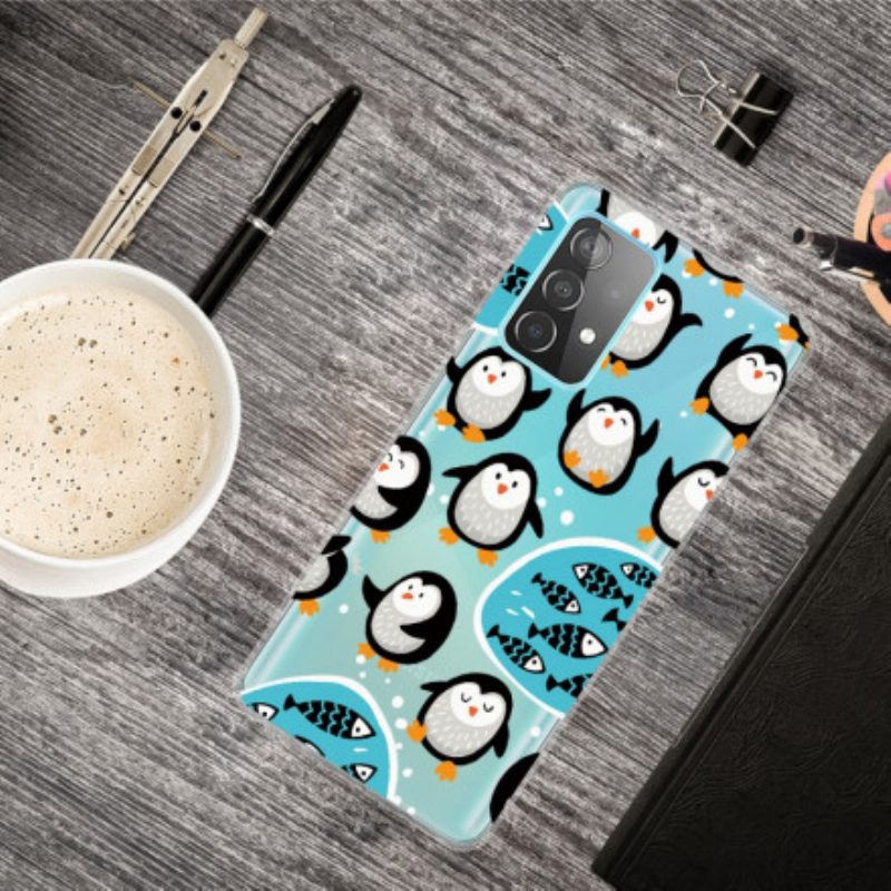 Cover Samsung Galaxy A32 5G Pinguini E Pesci