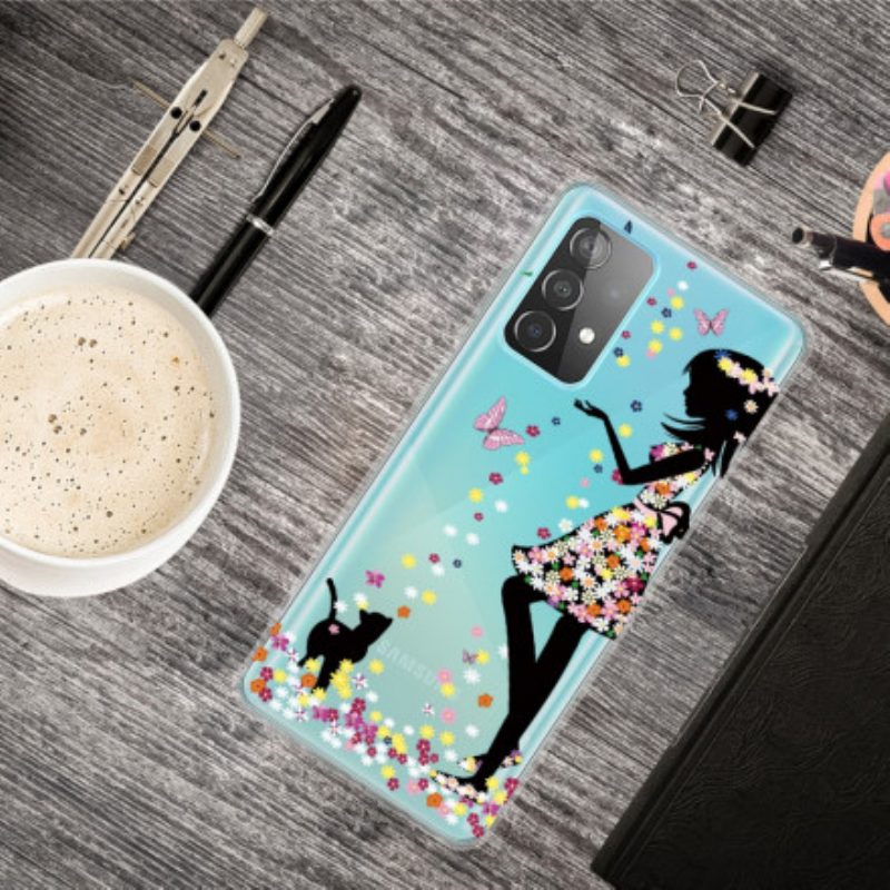 Cover Samsung Galaxy A32 5G Ragazza Dei Fiori