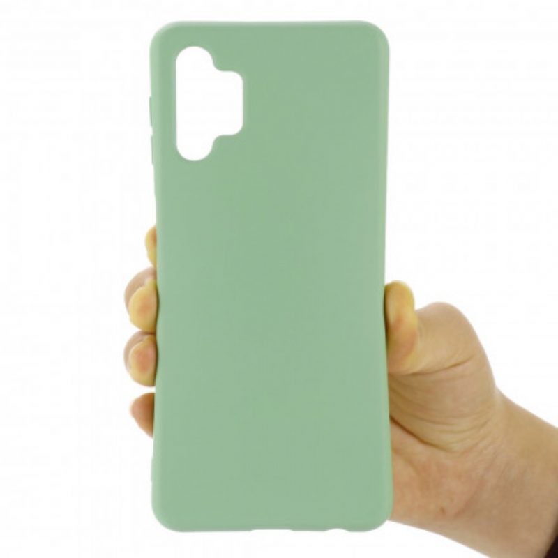 Cover Samsung Galaxy A32 5G Silicone Liquido Con Cordino