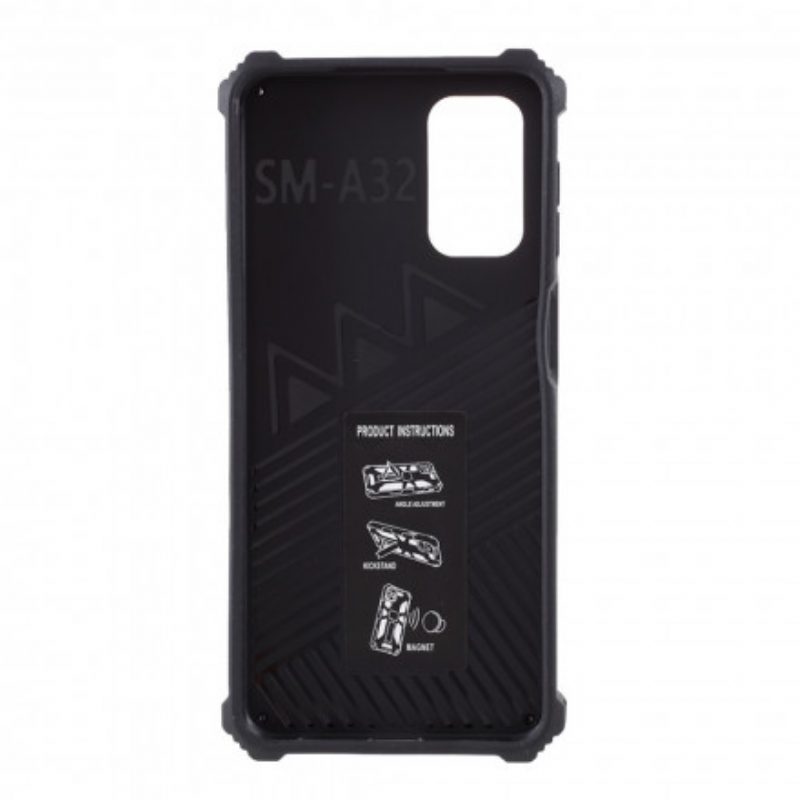 Cover Samsung Galaxy A32 5G Supporto Removibile Bicolore