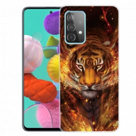 Cover Samsung Galaxy A32 5G Tigre Flessibile