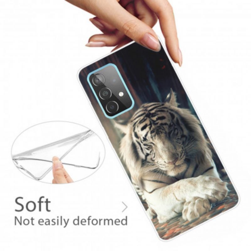 Cover Samsung Galaxy A32 5G Tigre Flessibile